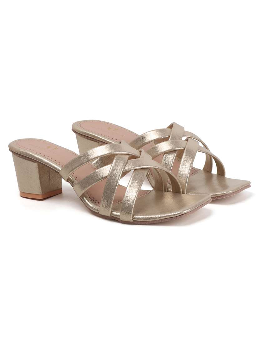women slip on block heel sandal - 22142061 - Standard Image - 2