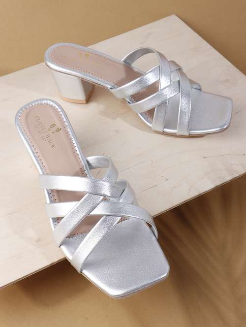 women slip on block heel sandal - 22142063 - Standard Image - 0