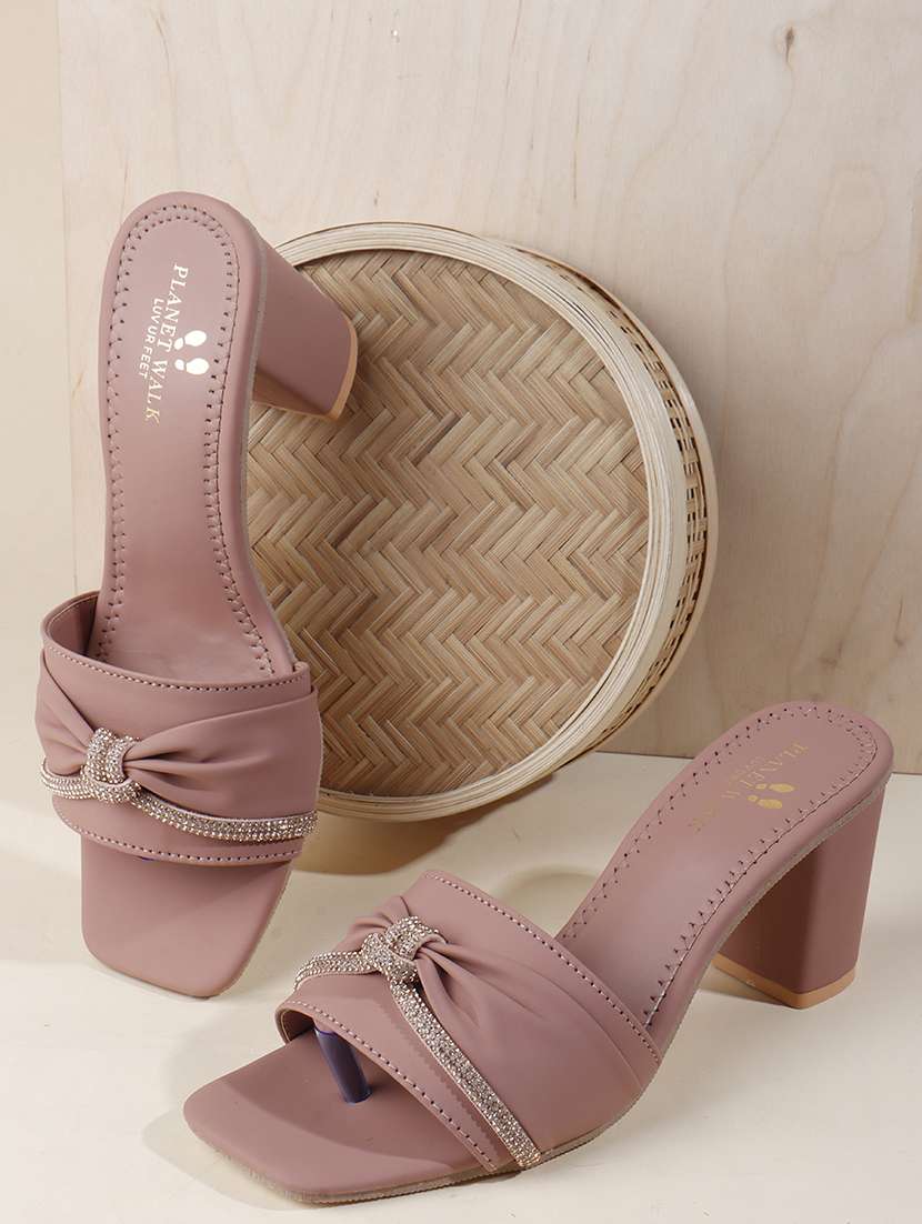 women slip on block heel sandal - 22142064 - Zoom Image - 0