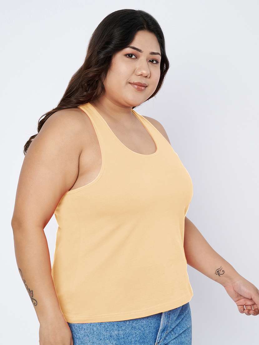 women plus size solid sleeveless camisole - 22142347 -  Standard Image - 2