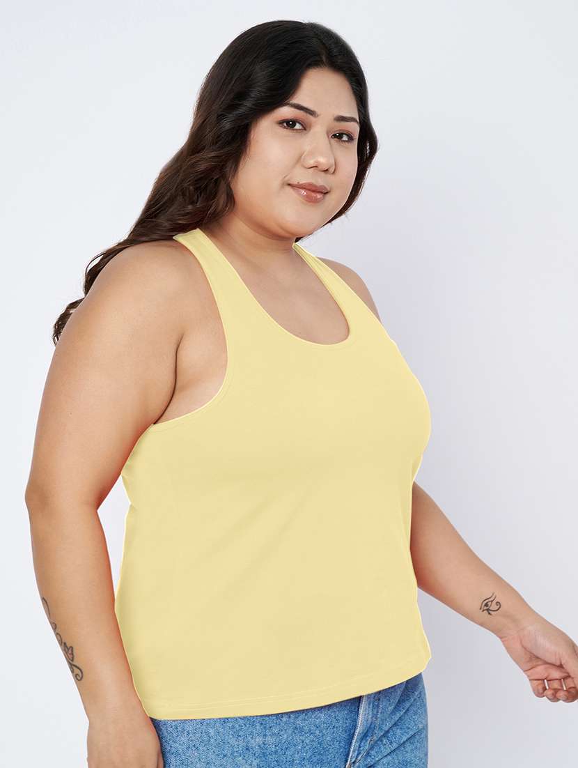 women plus size solid sleeveless camisole - 22142349 - Standard Image - 2