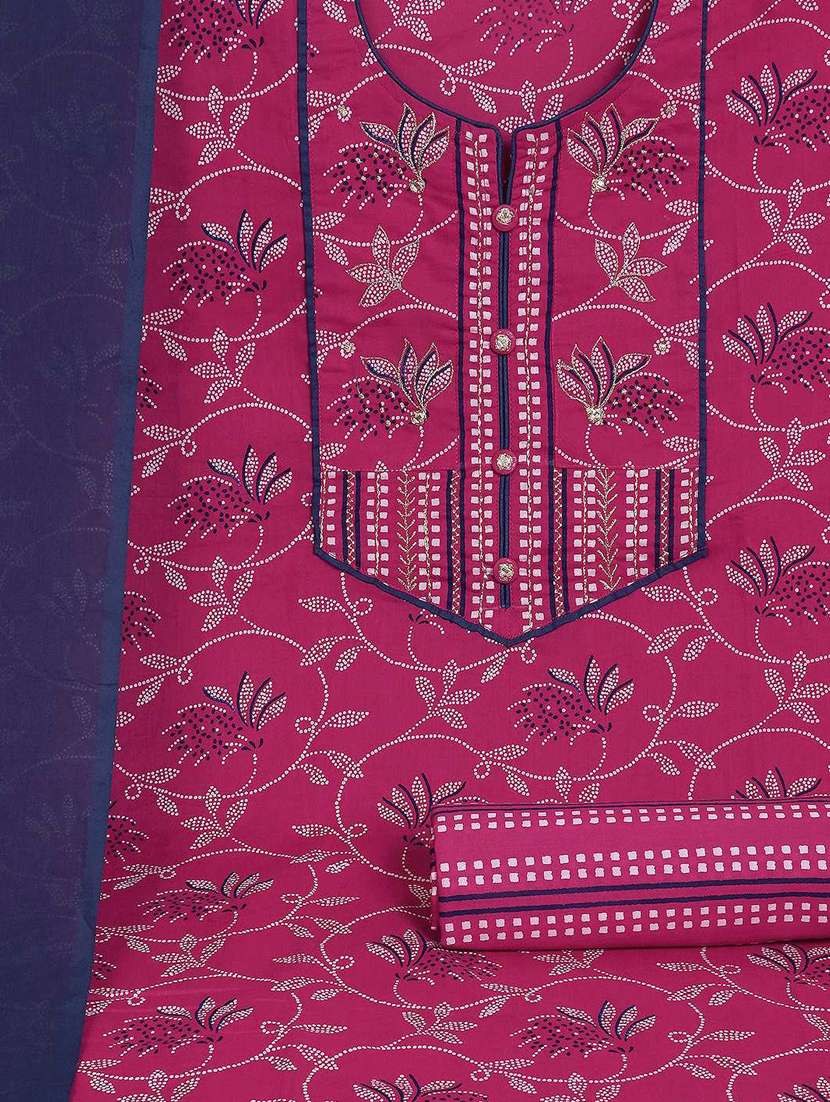 women printed unstitched suit set - 22142482 -  Standard Image - 2