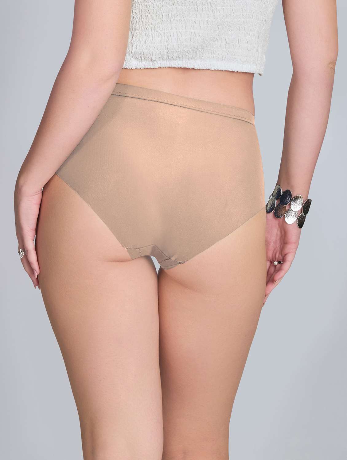 women solid mid rise seamless hipster panty - 22142712 -  Standard Image - 2