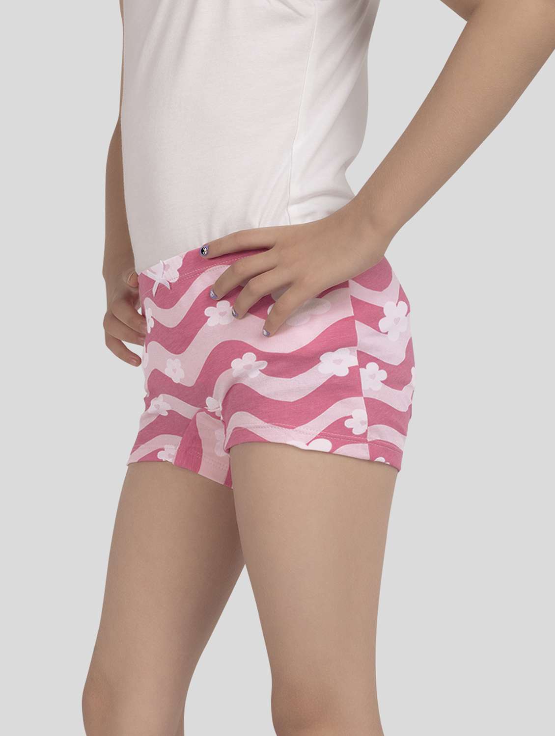 girls pack of 3 printed mid rise bloomer - 22142734 -  Standard Image - 2