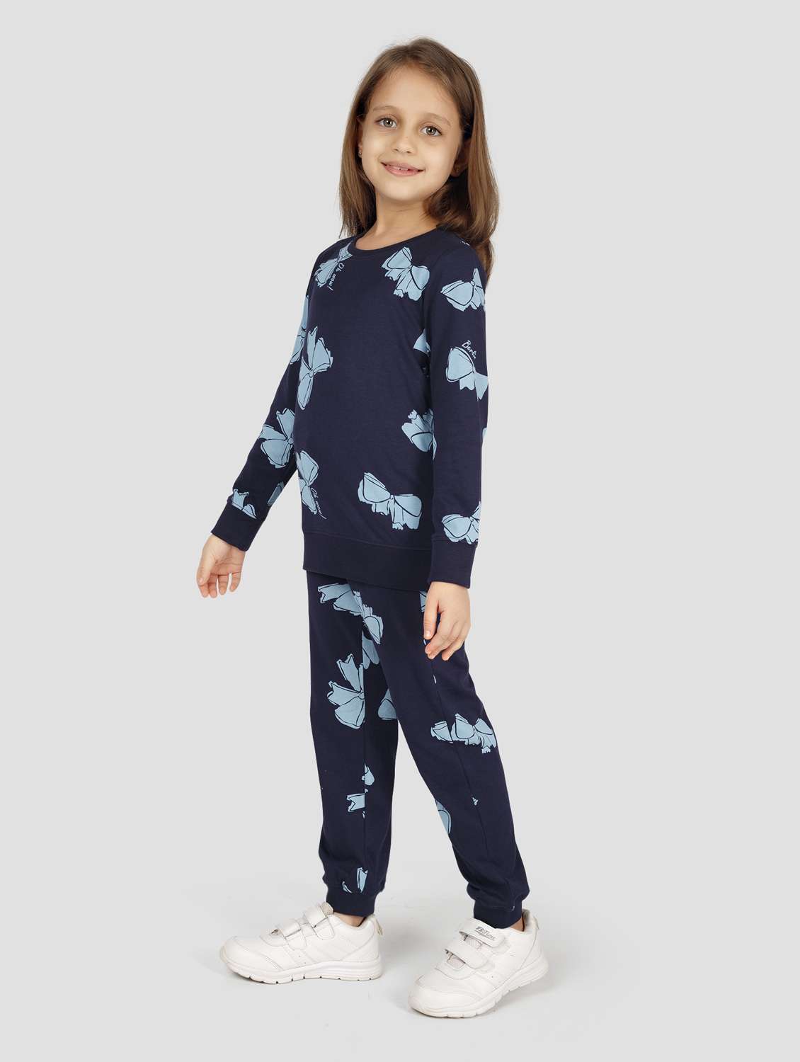 girls printed long sleeve pyjama set nightwear - 22142739 -  Standard Image - 2