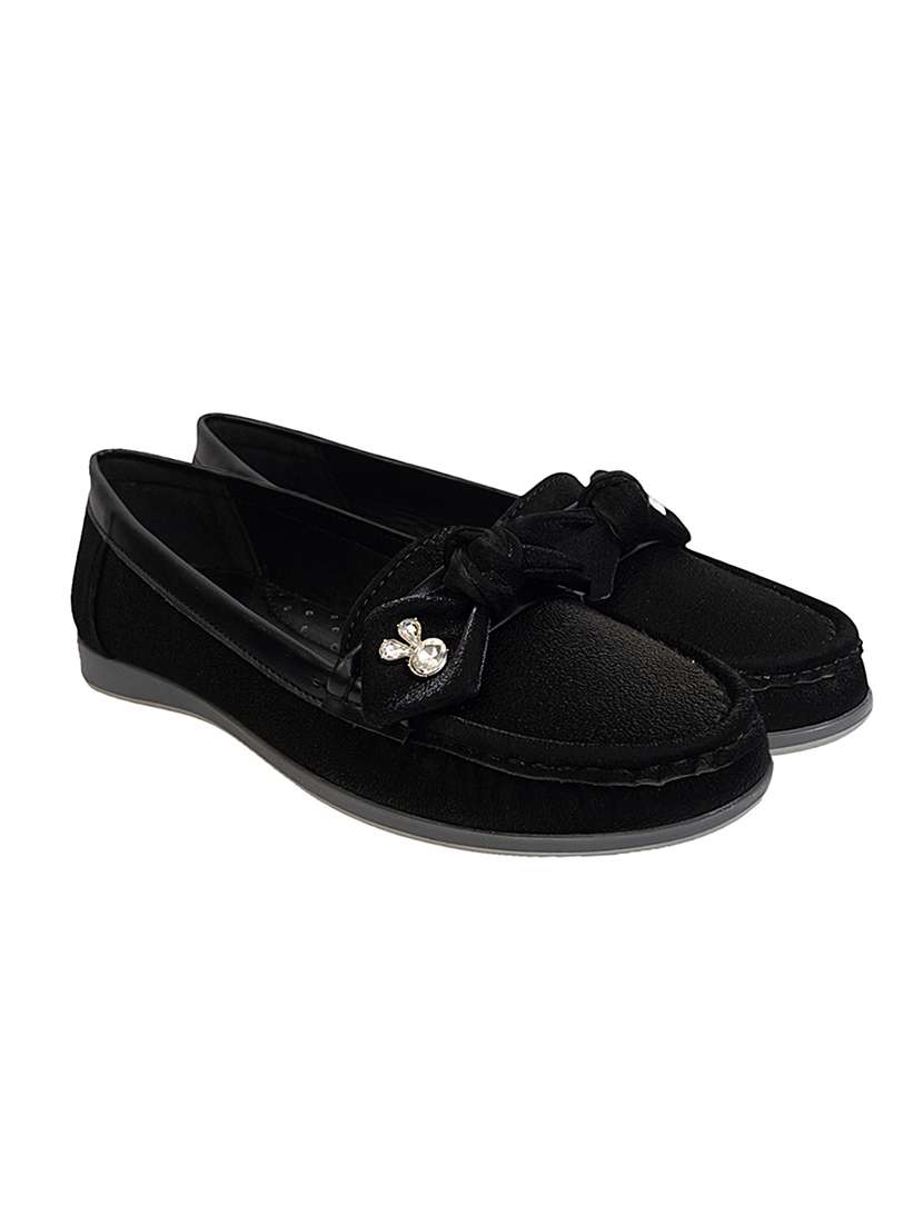 women black slip on loafer - 22142747 - Standard Image - 2