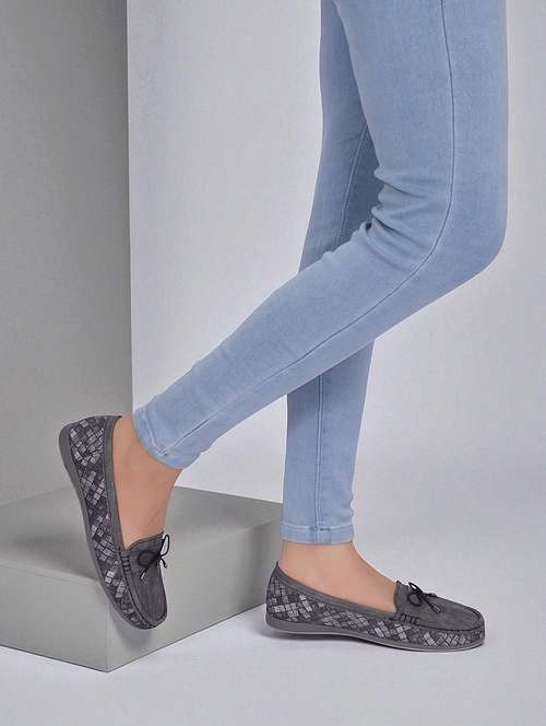 women black slip on loafer - 22142748 - Standard Image - 0