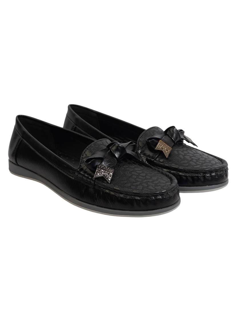 women black slip on loafer - 22142750 - Standard Image - 2
