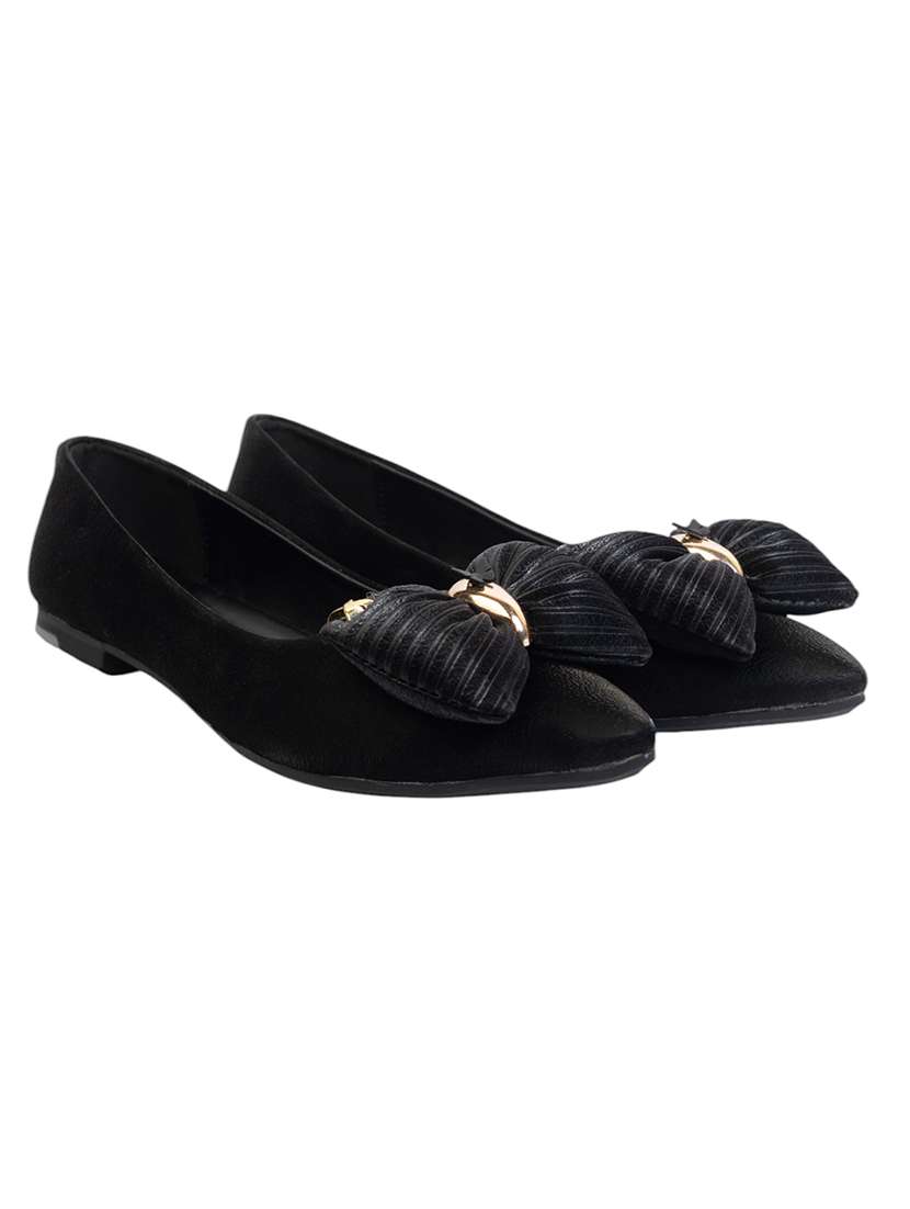 women black slip on ballerina - 22142753 - Standard Image - 2