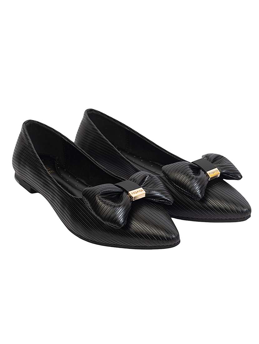 women black slip on ballerina - 22142755 - Standard Image - 2