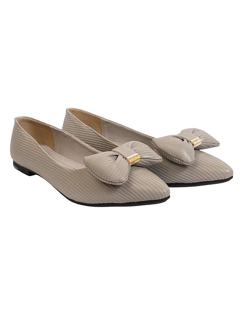 women grey slip on ballerina - 22142756 - Standard Image - 2