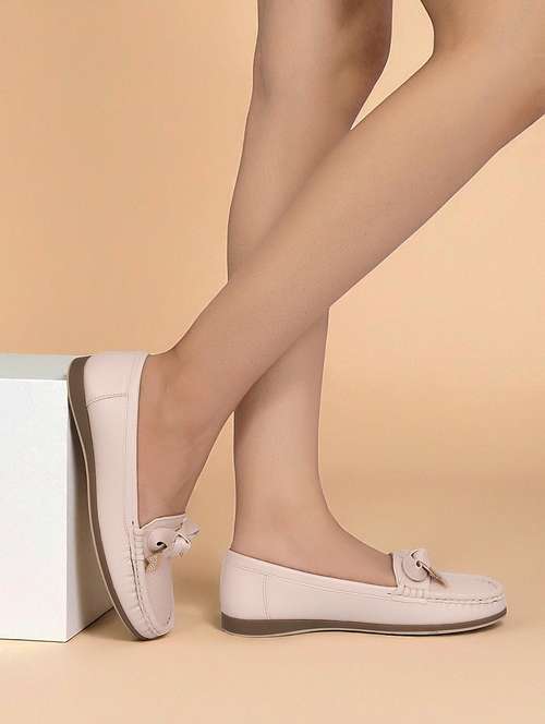 women beige slip on loafer - 22142770 -  Standard Image - 0