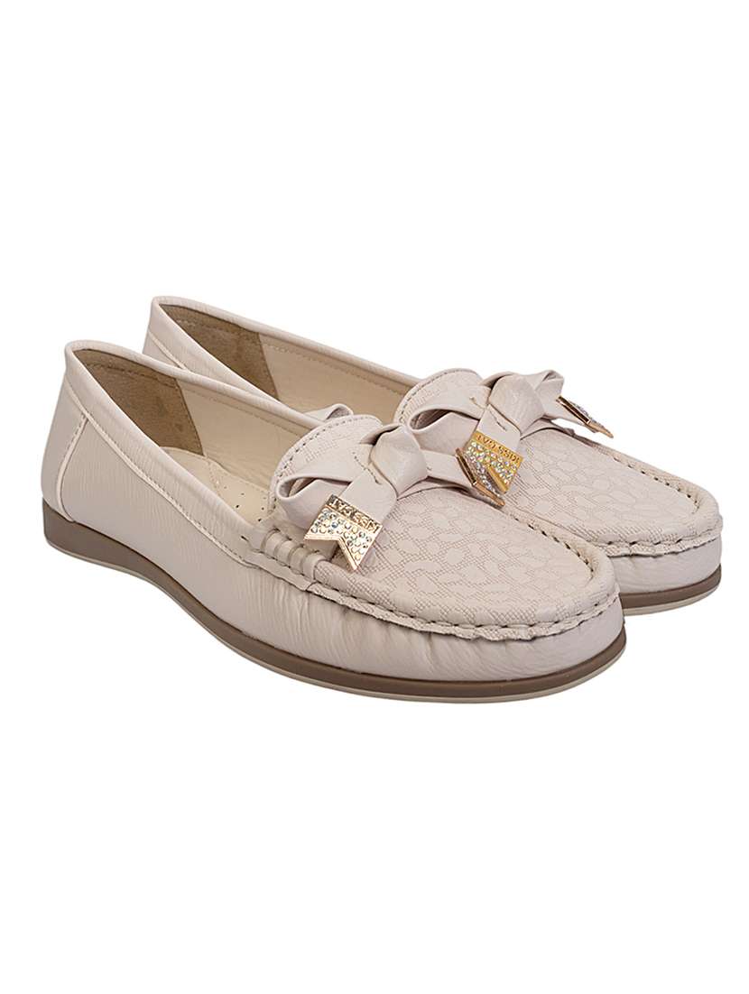 women beige slip on loafer - 22142770 - Standard Image - 2