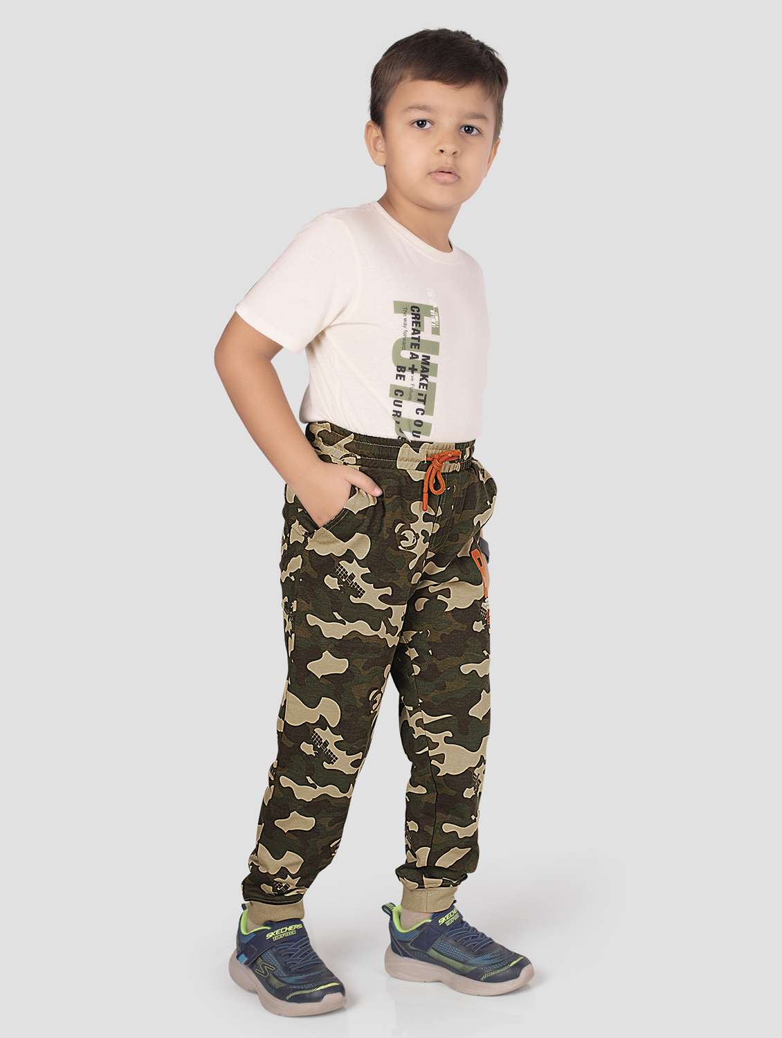 boys printed mid rise jogger - 22142777 -  Standard Image - 2
