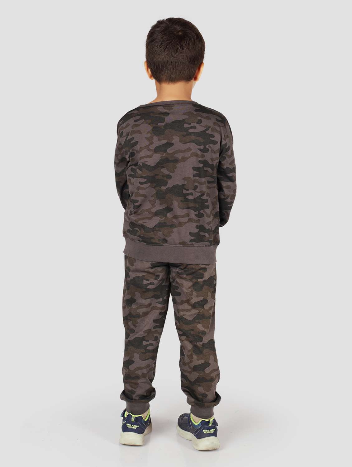 boys camouflage long sleeve pyjama set nightwear - 22142871 -  Standard Image - 2