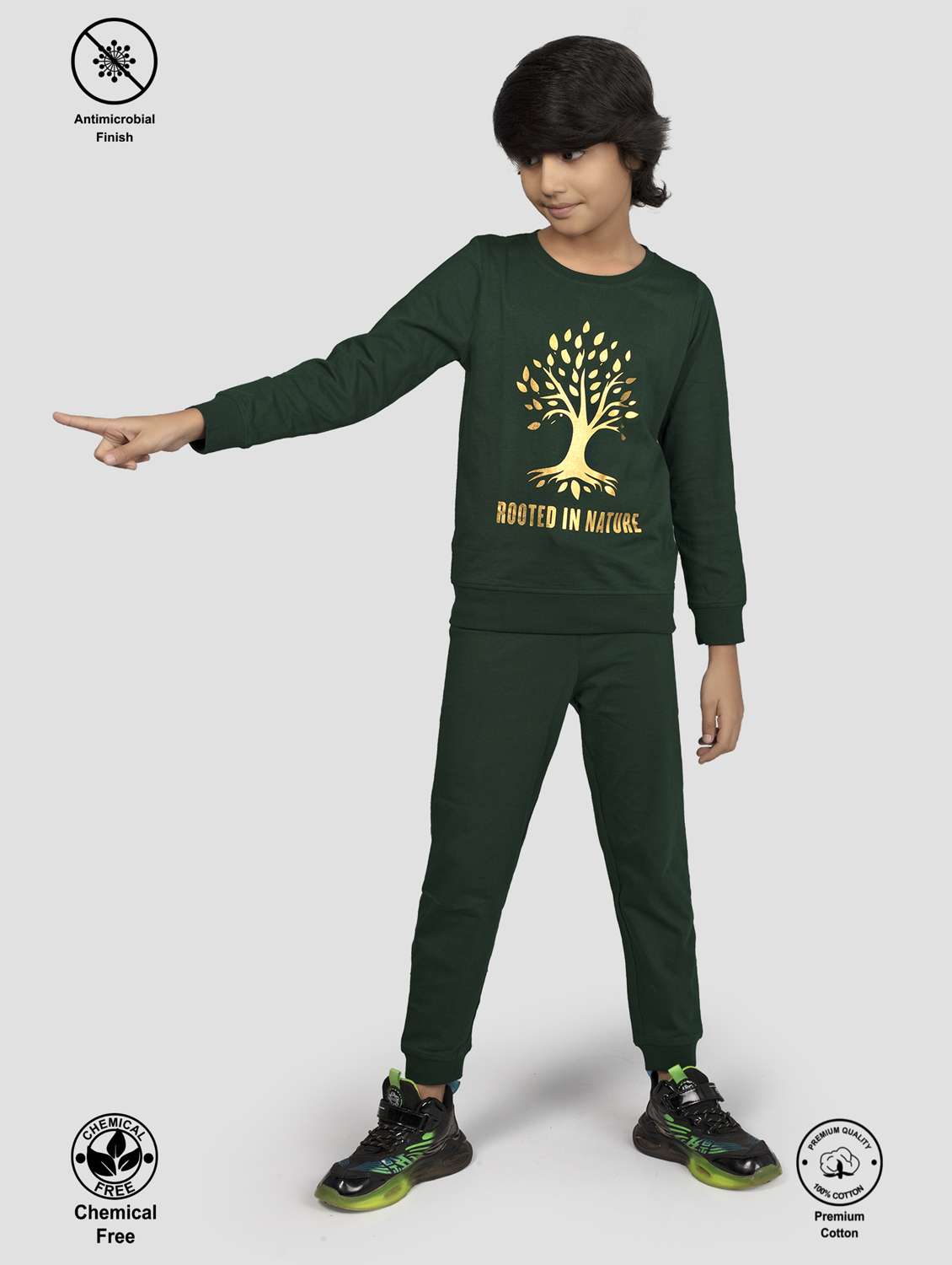 boys printed long sleeve pyjama set nightwear - 22142873 -  Standard Image - 2