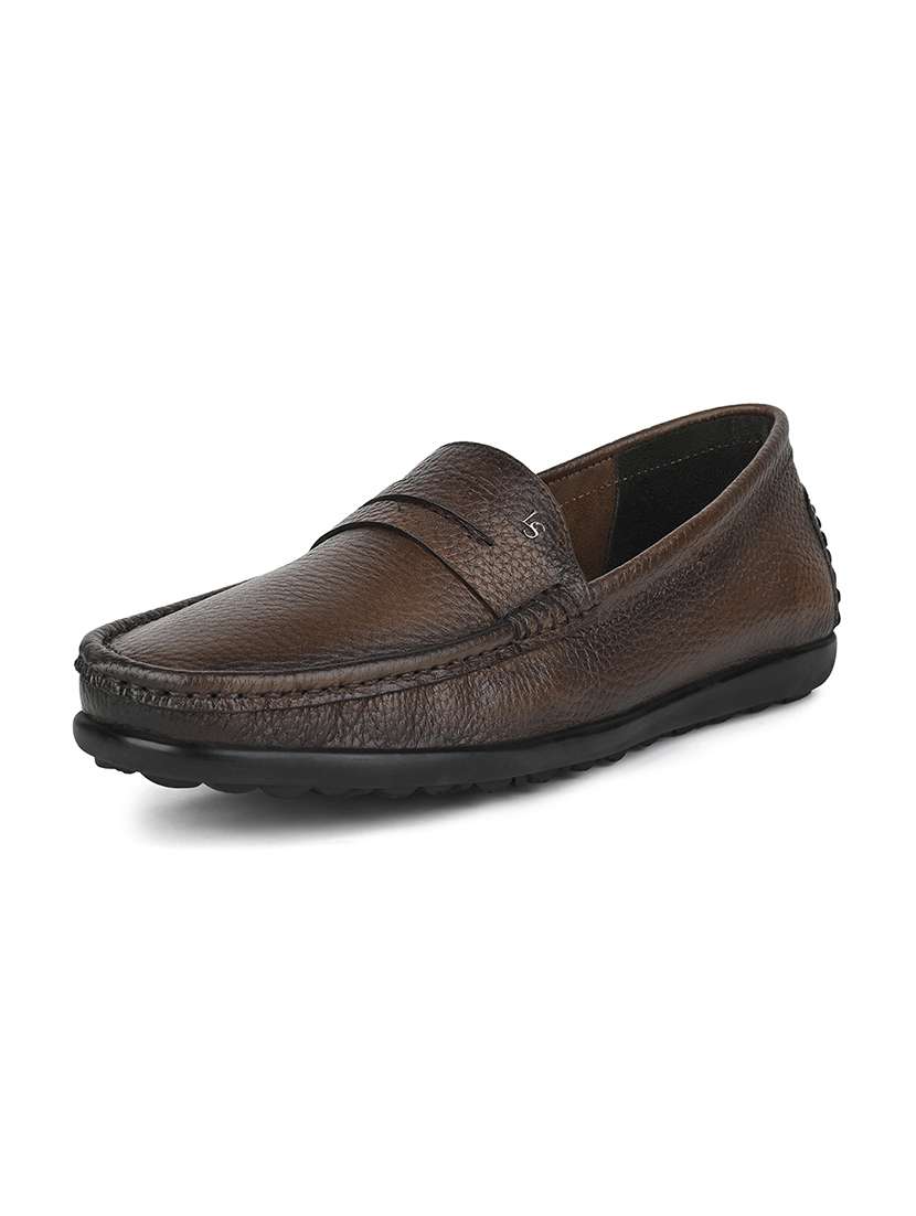 men brown slip on loafer - 22142904 -  Standard Image - 2