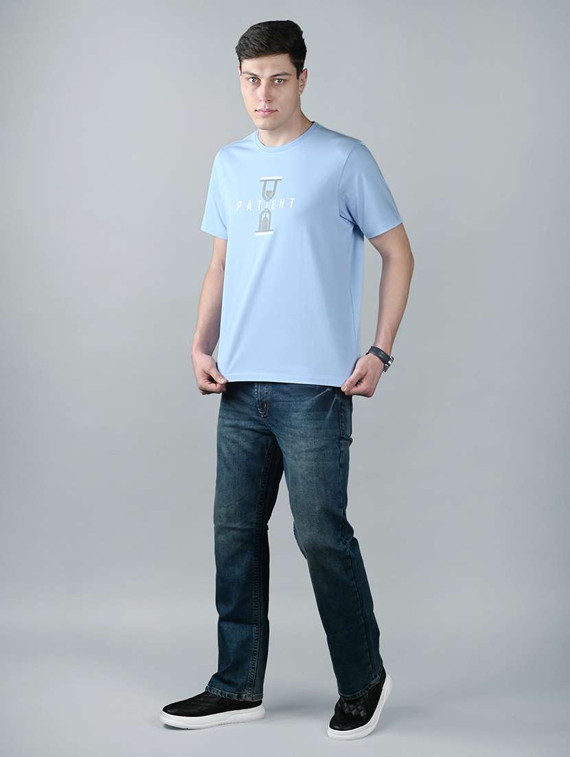 men printed short sleeve regular fit t-shirt - 22142949 -  Standard Image - 2