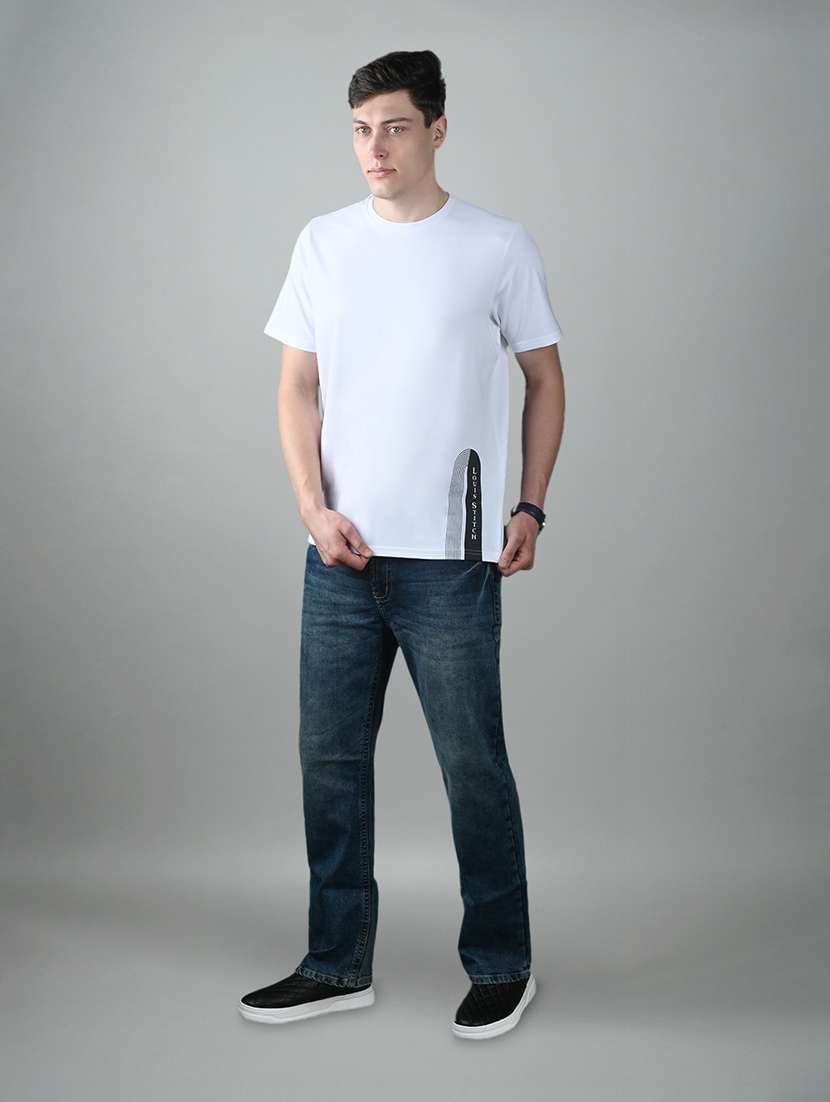 men solid short sleeve regular fit t-shirt - 22142950 - Standard Image - 2