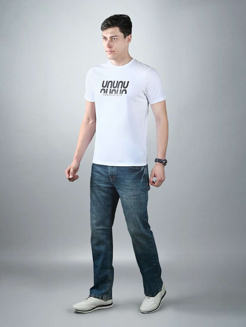 men printed short sleeve regular fit t-shirt - 22142954 - Standard Image - 2