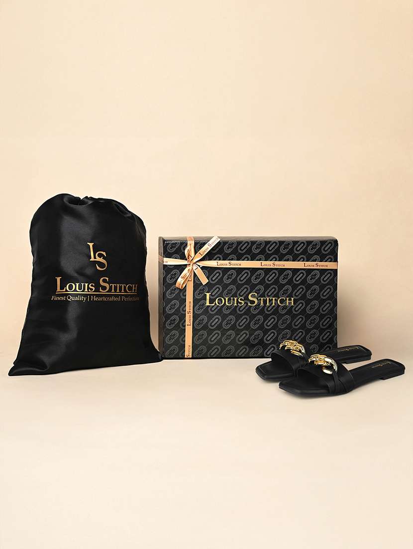 women black slip on sandal - 22142959 -  Standard Image - 2