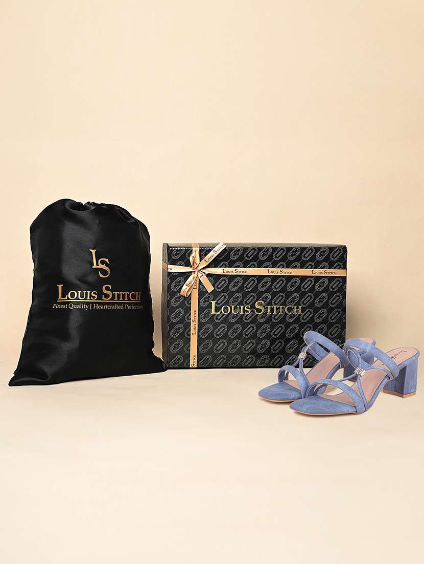 women blue slip on sandal - 22142966 -  Standard Image - 2