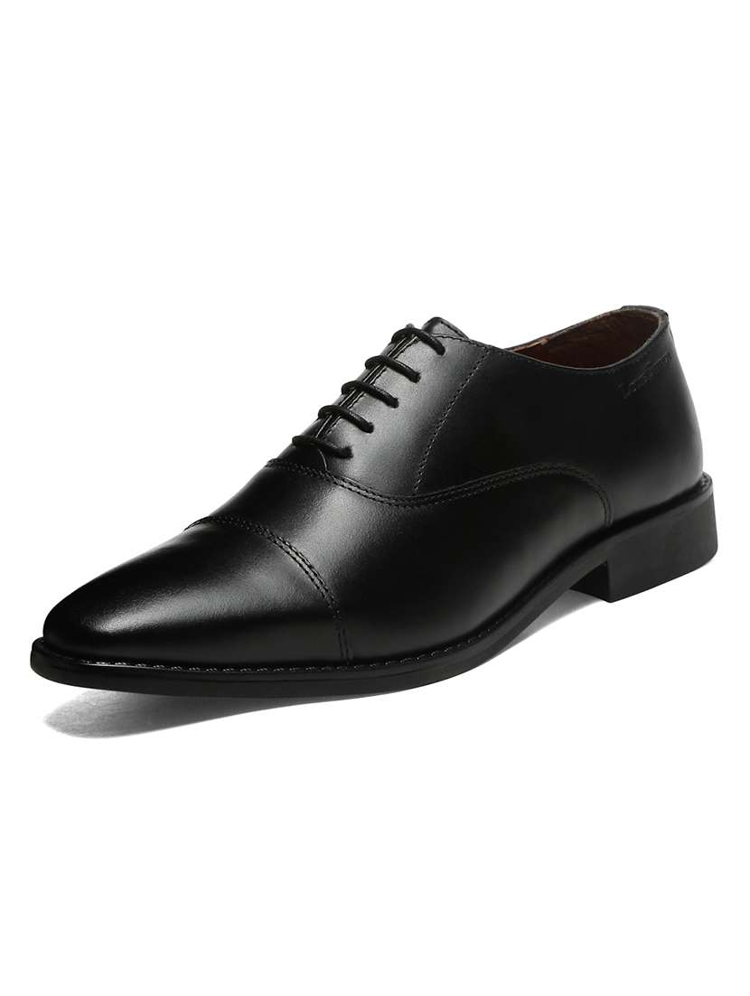 men black lace-up oxford - 22142989 -  Standard Image - 2