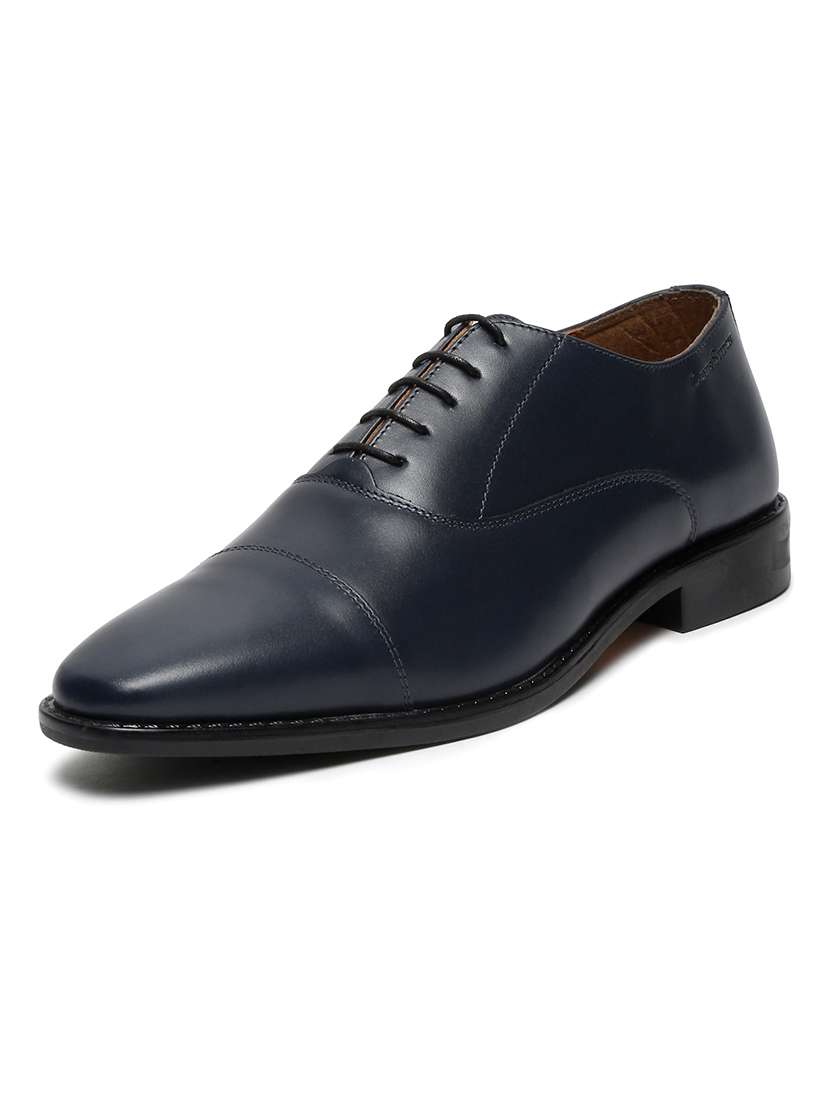 men blue lace-up oxford - 22142990 -  Standard Image - 2