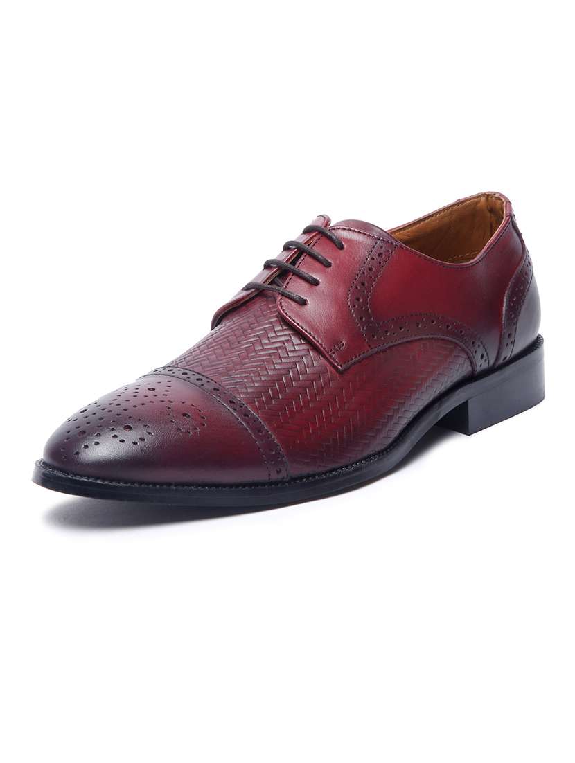 men textured lace up oxford - 22143027 -  Standard Image - 2