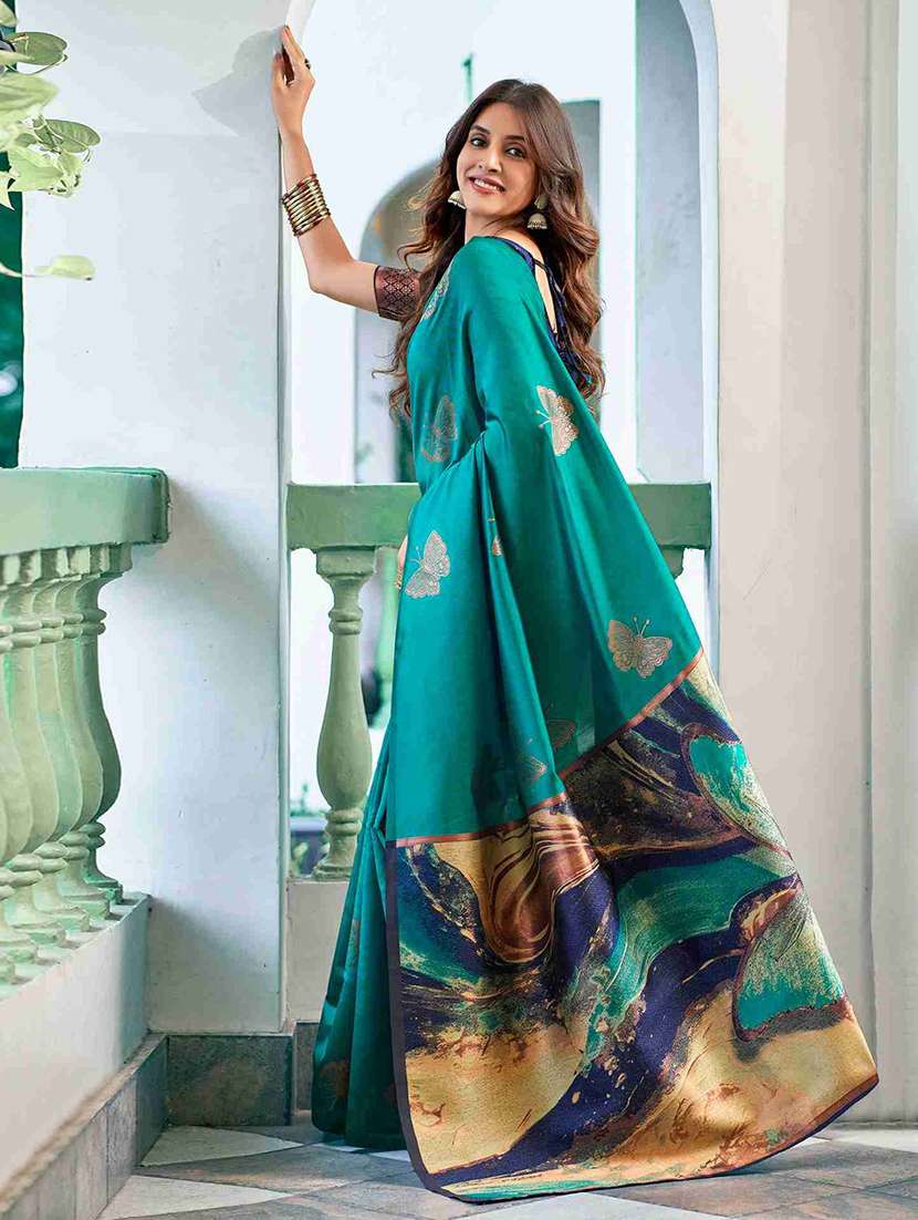 women self design banarasi saree with blouse - 22143169 - Standard Image - 2