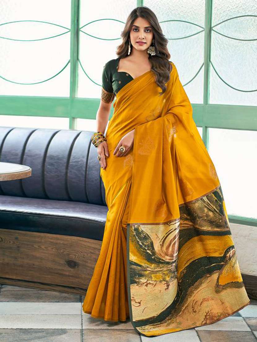 women self design banarasi saree with blouse - 22143172 -  Zoom Image - 0