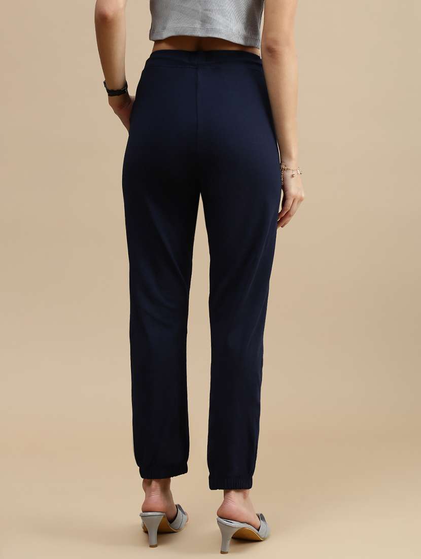 women solid mid rise jogger - 22143418 -  Standard Image - 2