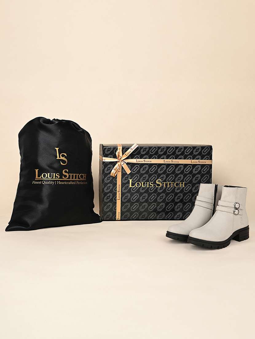 women solid slip on ankle s boot - 22143587 - Standard Image - 2