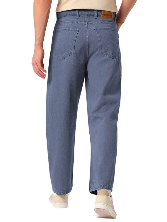 men plain mid rise full length jeans - 22143597 - Standard Image - 2