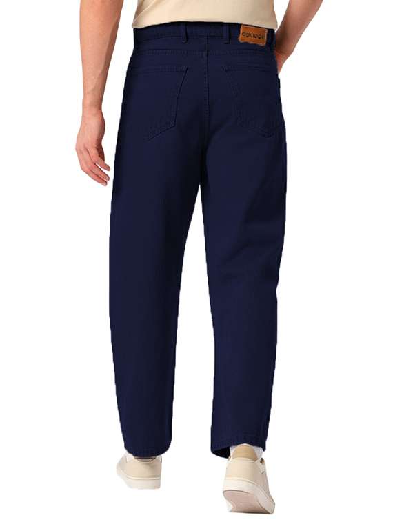 men plain mid rise full length jeans - 22143598 - Standard Image - 2