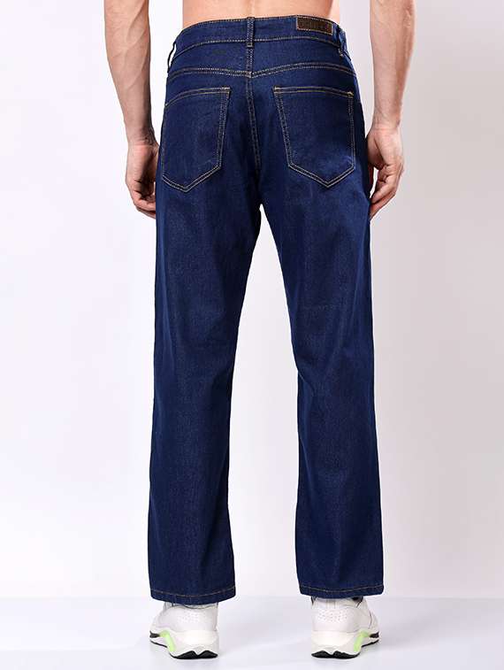 men plain mid rise full length jeans - 22143599 - Standard Image - 2