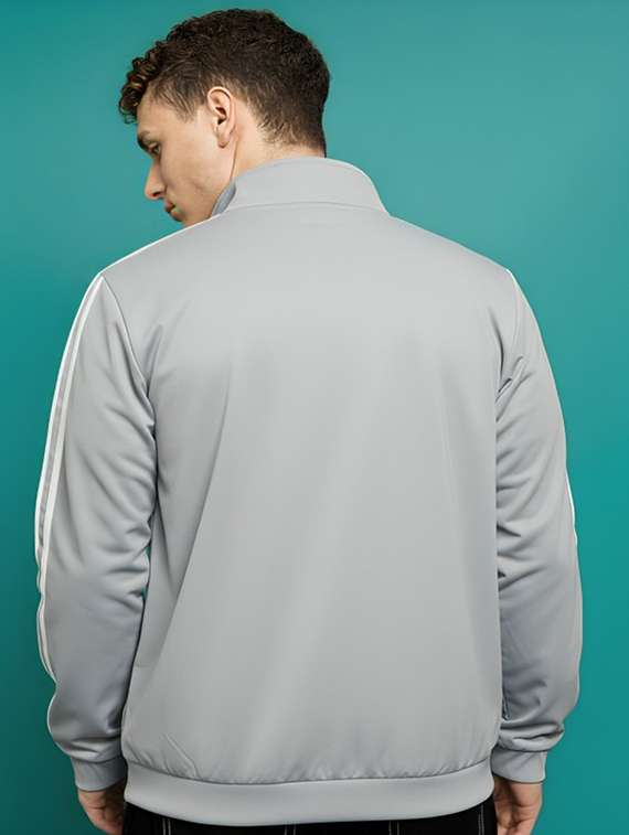 men taped long sleeve lightweight bomber jacket - 22143683 -  Standard Image - 2