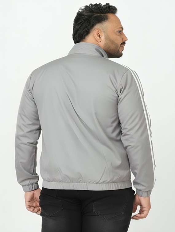 men taped long sleeve lightweight bomber jacket - 22143693 -  Standard Image - 2