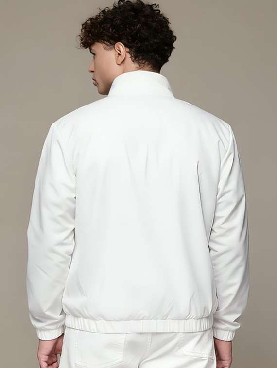 men solid long sleeve lightweight bomber jacket - 22143728 -  Standard Image - 2