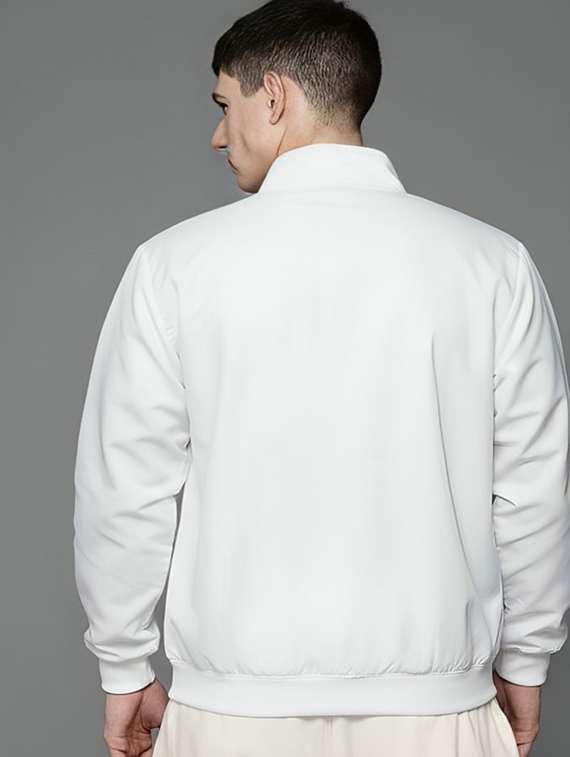 men solid long sleeve lightweight bomber jacket - 22143740 -  Standard Image - 2