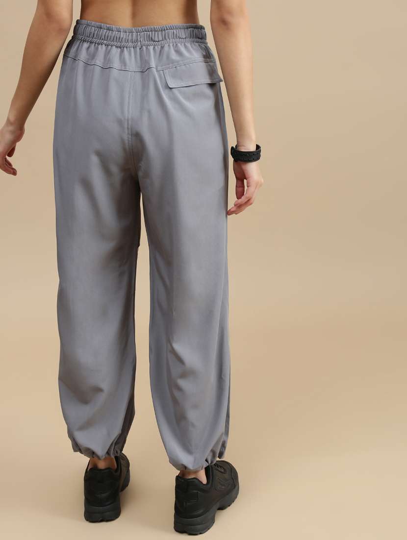 women solid mid rise parachute pant  - 22143811 -  Standard Image - 2