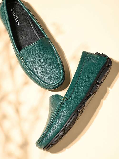 women green slip on loafer - 22143990 -  Standard Image - 0