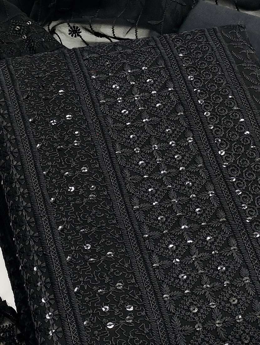 women solid with work embroidered unstitched suit set - 22144008 -  Standard Image - 2