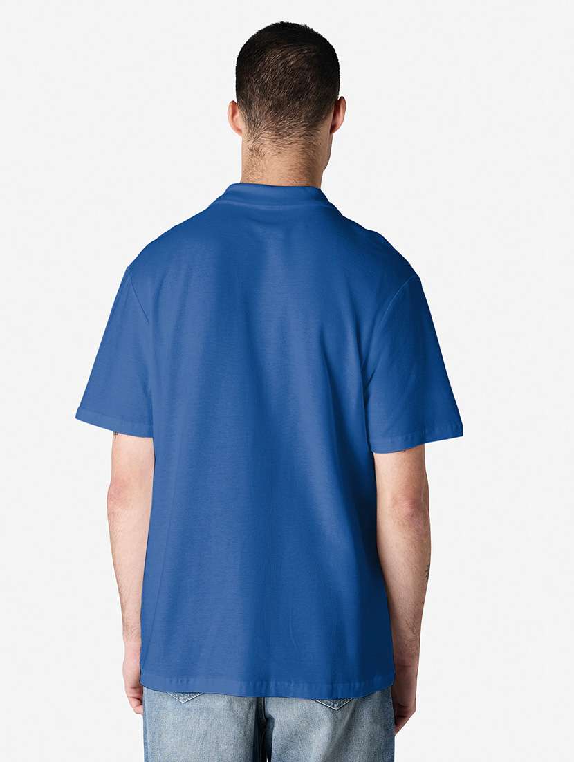 men solid short sleeve polo t-shirt - 22144046 -  Standard Image - 2