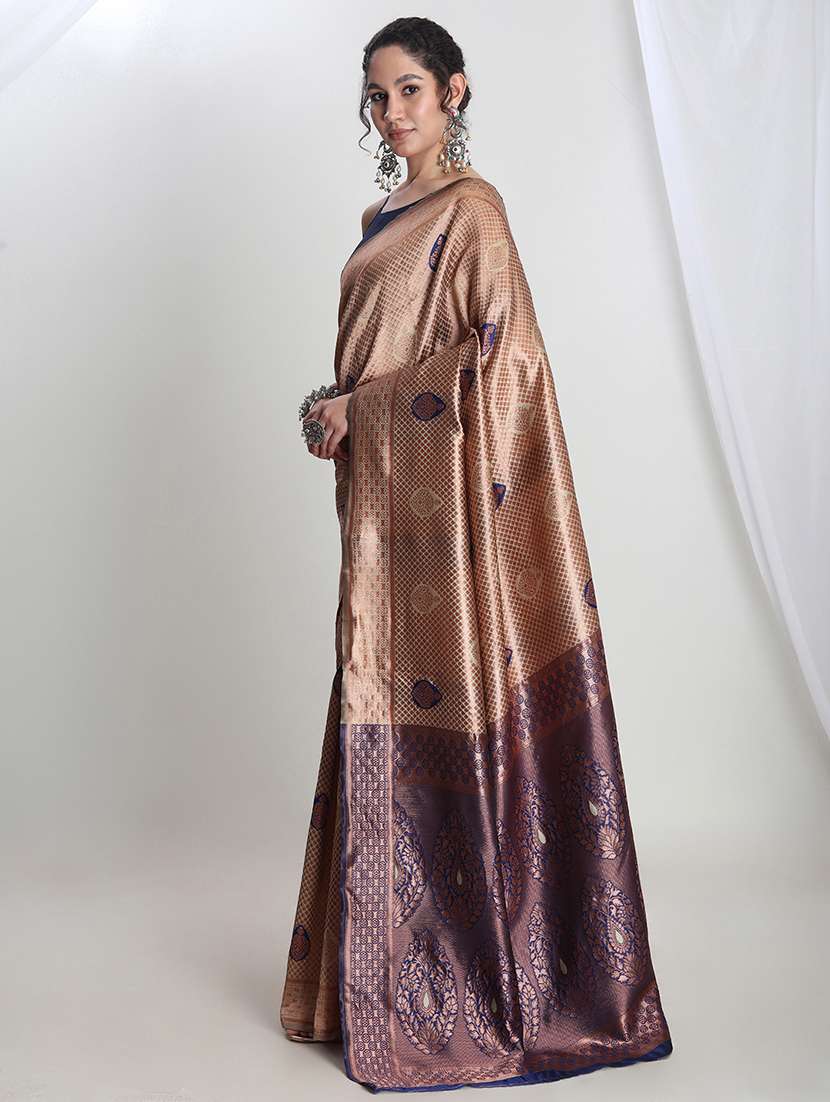 women self design banarasi saree with blouse - 22144633 - Standard Image - 2
