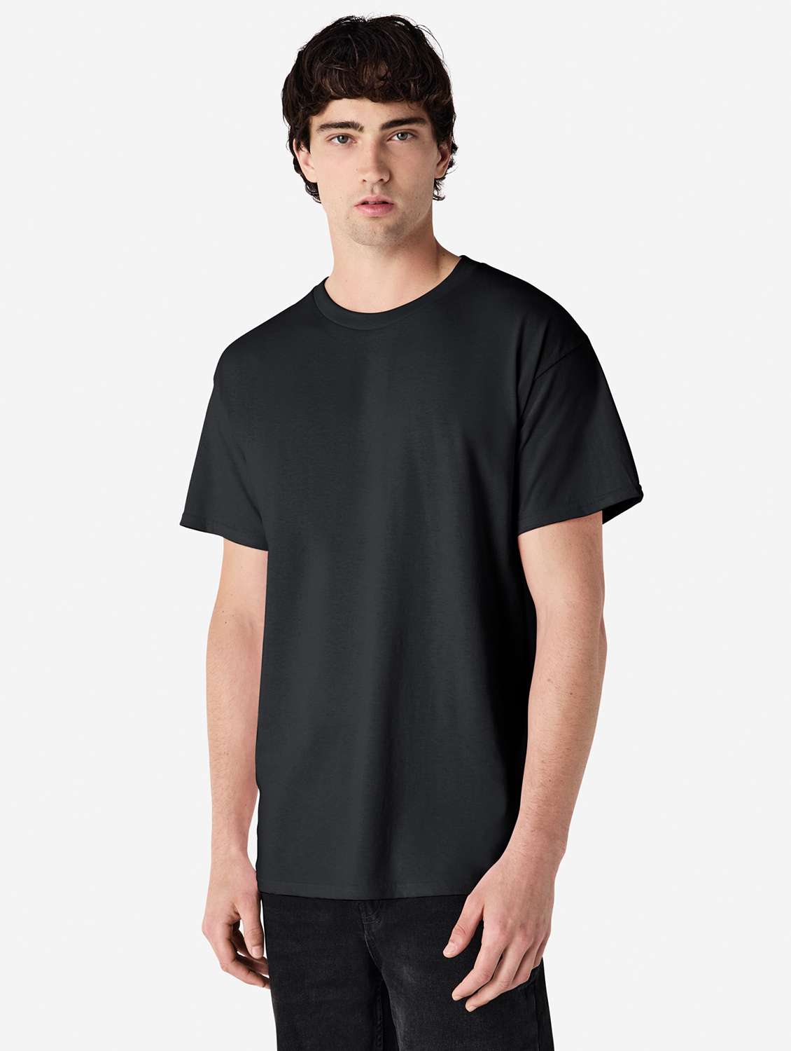 men solid short sleeve t-shirt - 22144655 -  Standard Image - 2