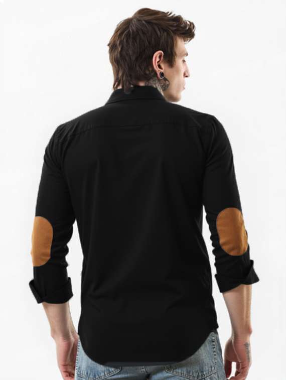 men solid long sleeve regualr fit casual shirt - 22144903 - Standard Image - 2