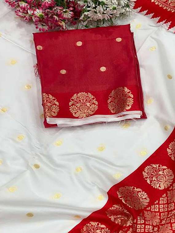 women self design banarasi saree with blouse - 22145235 -  Standard Image - 2