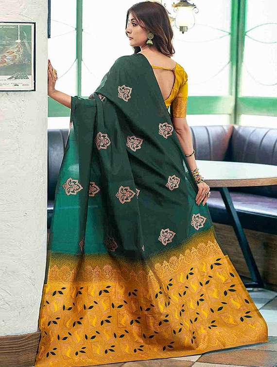 women self design banarasi saree with blouse - 22145303 -  Standard Image - 2