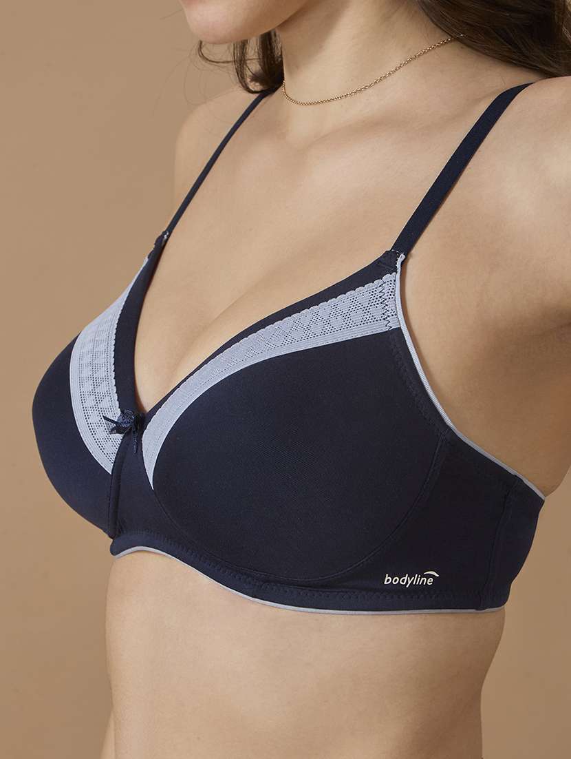women pack of 2 solid non-wired lightly padded bra - 22145320 -  Standard Image - 7